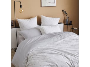 Parure de couette en percale de coton au style géométrique 140x200 cm