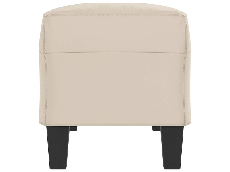  Banc d'entrée, banc d'intérieur crème 100x35x41 cm tissu microfibre  - Conforama D