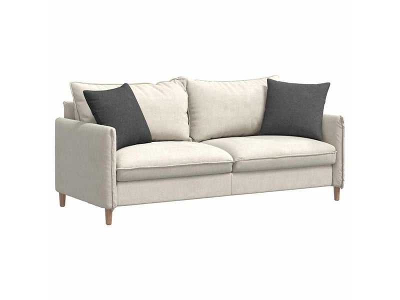 Lot de 2 coussins de canapé, coussins décoratifs gris foncé 45 x 45 cm cf59086 - Conforama C