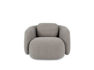 Fauteuil luna gris 3 places