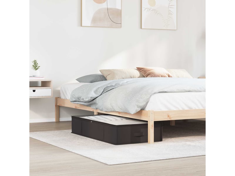 Boîte de rangement avec fenêtre transparente anthracite shl71600 - Conforama B
