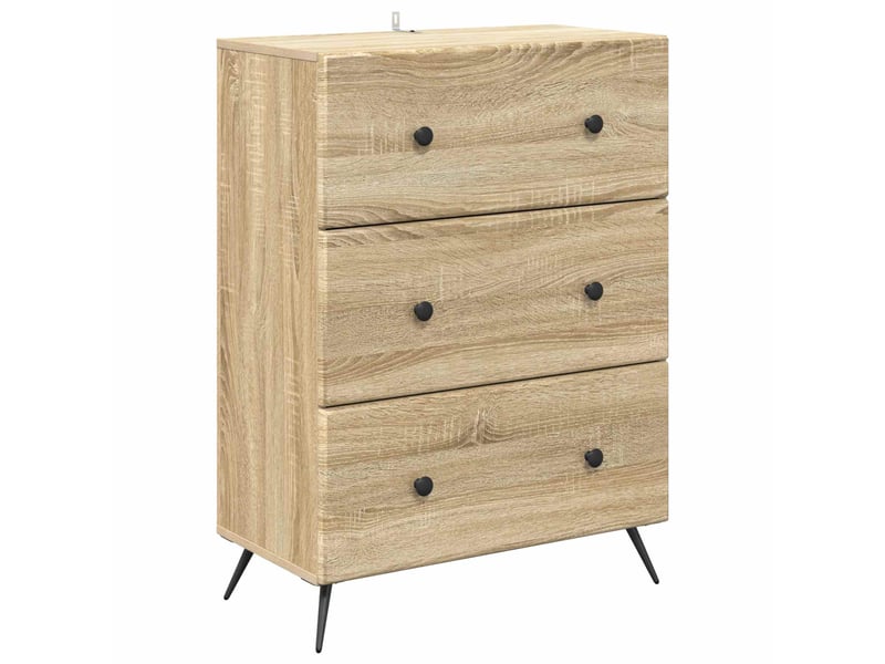  Armoire de rangement bureau, armoire à tiroirs 66 x 34,5 x 90 cm bois d'ingénierie shl4286  - Conforama A