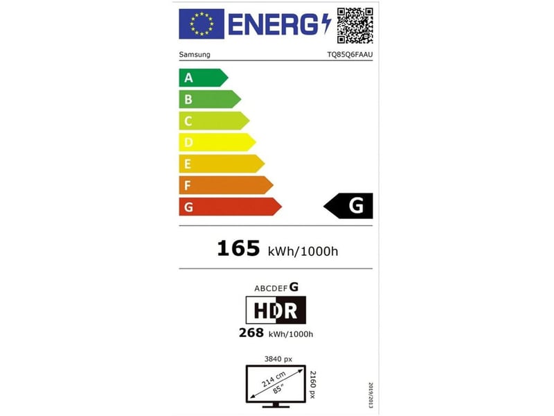  Tv qled 4k 85 pouces tq85q6faau avec gaming hub et quantum dots TQ85Q6FAAUXXC - Conforama D