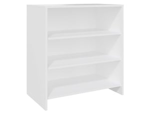 Buffet - bahut - meuble de rangement blanc 70x40,5x75 cm bois d'ingénierie