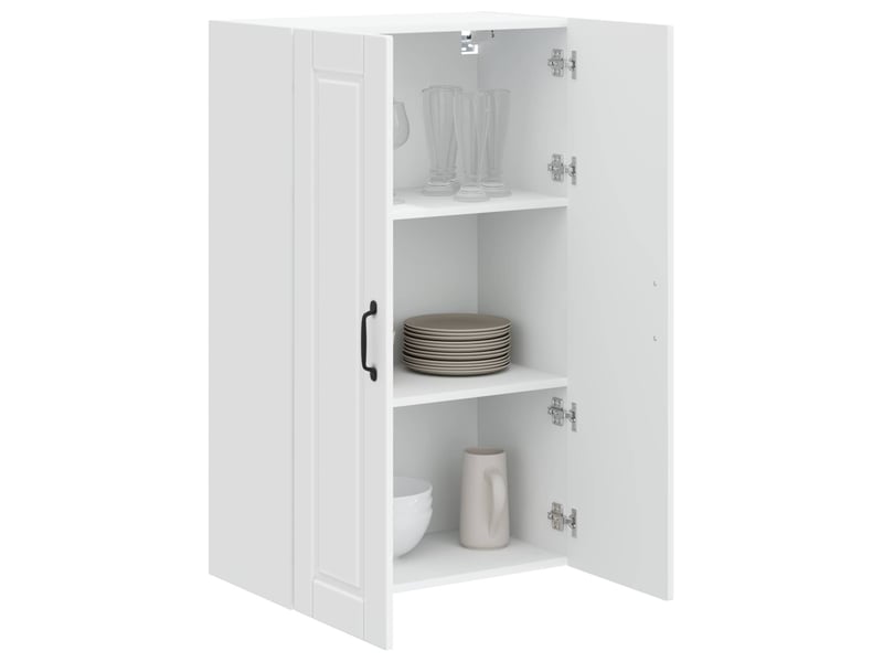 Meuble mural de cuisine, armoire de cuisine blanc brillant 60x31x100cm shl9615 - Conforama C