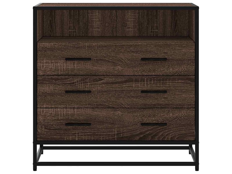  Commode chambre adulte, armoire à tiroirs chêne marron 70x41x70cm bois d'ingénierie shl648  - Conforama D
