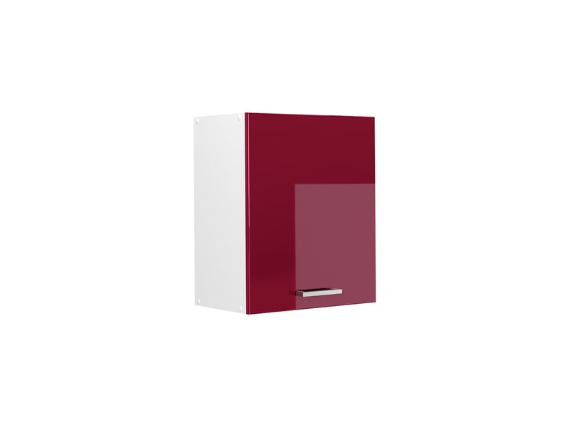  Vicco elément haut de cuisine, rouge brillantblanc, 50cm  - Conforama A