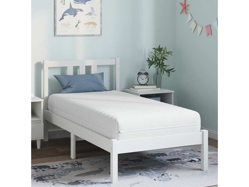 Matelas confort avec couche de coco moyennement ferme 80x160 cm blanc - Conforama B