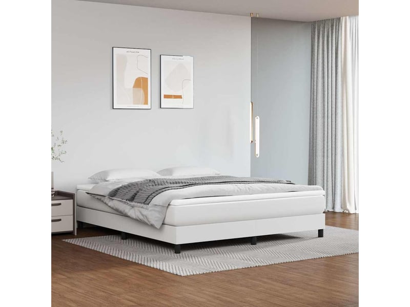  Matelas de lit à ressorts ensachés fermeté moyenne blanc 160x200x20 cm  - Conforama B