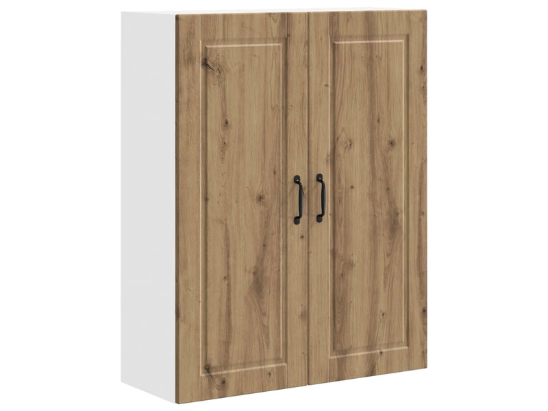  Meuble mural de cuisine, armoire de cuisine chêne artisanal 80x31x100cm shl8870  - Conforama A