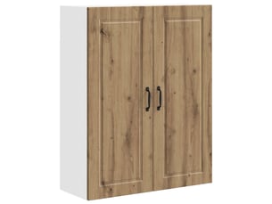 Meuble mural de cuisine, armoire de cuisine chêne artisanal 80x31x100cm shl8870