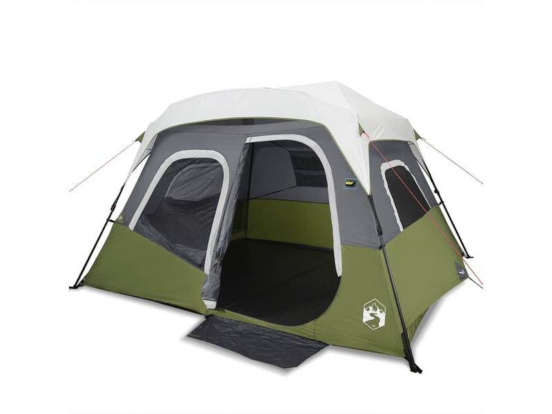  Tente de camping, tente familiale avec led 6 personnes libération rapide shl8206  - Conforama A