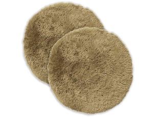 Lot de 6 coussins avec oreiller, coussins décoratifs heerlen gris clair fleece pv cf50821