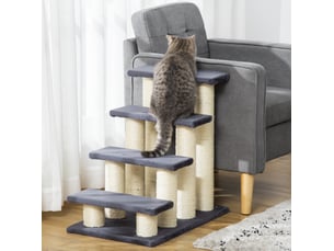 Pouf / repose pied VIVRYN gris