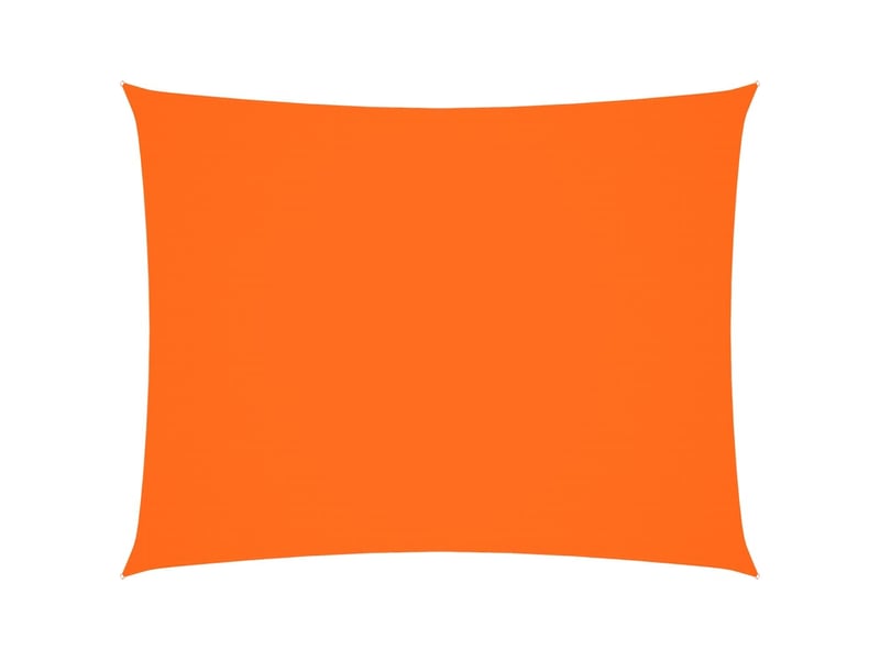  Voile de parasol - voile d'ombrage tissu oxford rectangulaire 3x6 m orange  - Conforama A
