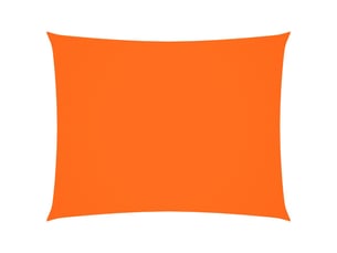Voile de parasol - voile d'ombrage tissu oxford rectangulaire 3x6 m orange
