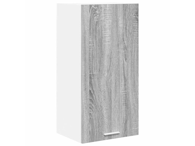  Meuble de rangement, armoire suspendue gris sonoma et blanc 40x31x80cm  - Conforama A