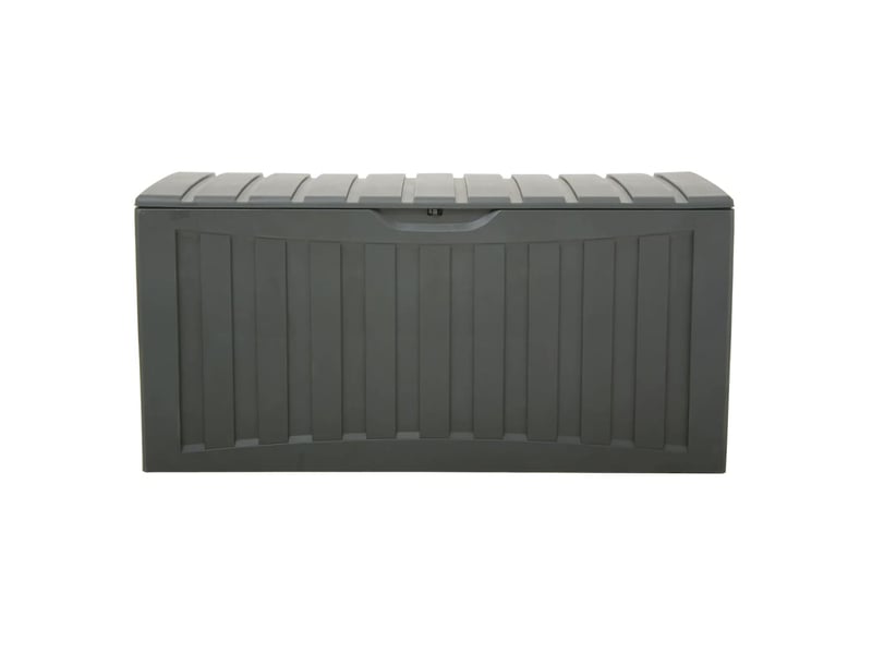  Boîte de rangement, coffre de rangement noir 118x53x57 cm polypropylène  - Conforama D