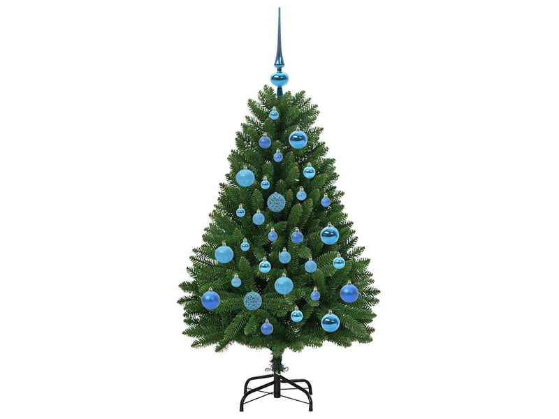  Sapin de noël, arbre de noël artificiel 120 cm 150 led blanc chaud vert shl2510  - Conforama D