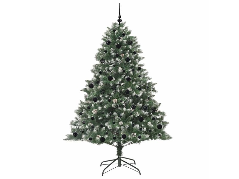 Sapin de noël artificiel, arbre de noël vert 210 cm pvc, plastique et acier shl1887 - Conforama D