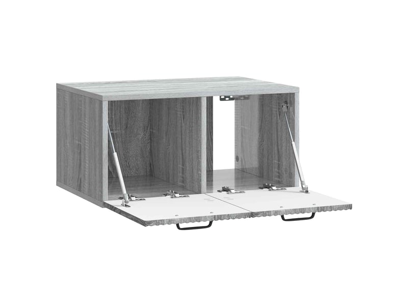  Meuble tv - banc tv - meuble de rangement mural sonoma gris 59,5 x 41 x 30 cm bois d'ingénierie  - Conforama E