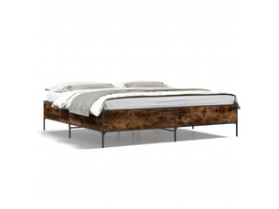 Lit 2 places 200x200 cm    coloris marron