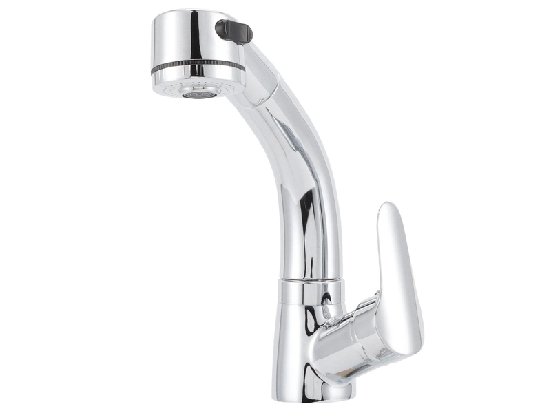  Robinet mitigeur d'eau chaude et froide, robinet de salle de bains extractible g12, type élévateur rotatif à 360 degrés  - Conforama E