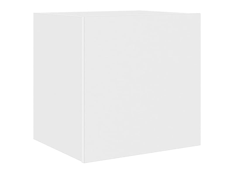  Meuble tv - banc tv - meuble de rangement mural avec lumières led blanc 40,5x35x40 cm  - Conforama C