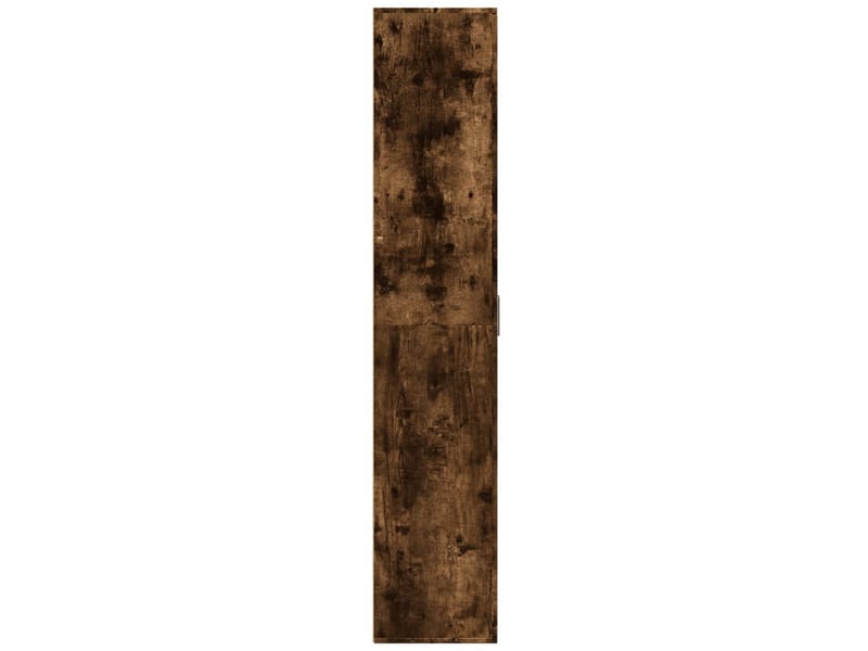  Buffet haut - bahut - meuble de rangement chêne fumé 80x35x180 cm bois d'ingénierie  - Conforama D