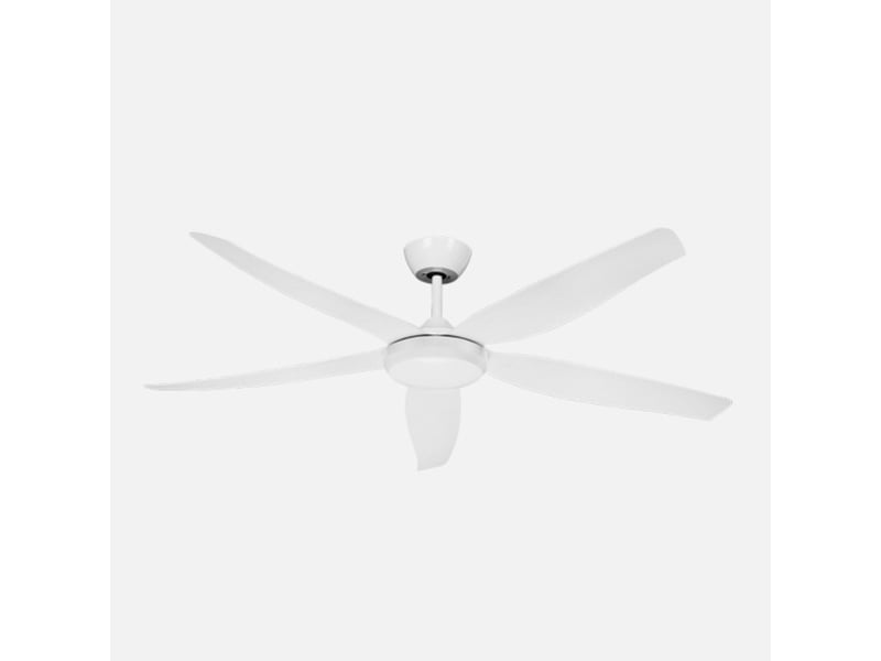  Ventilateur de plafond fabrilamp altea dc blanc 5 pales 142 cm 6 vitesses led 24 w télécommande 262491501 - Conforama A