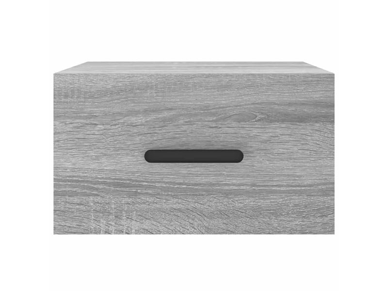  Lot de 2 tables de chevet - cabinet de chevet - table de nuit murales sonoma gris 35x35x20 cm  - Conforama E