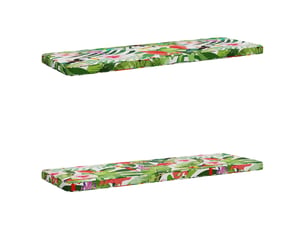 Lot de 2 coussins de banc, coussins d'assise vught 100 % polyester cf57736