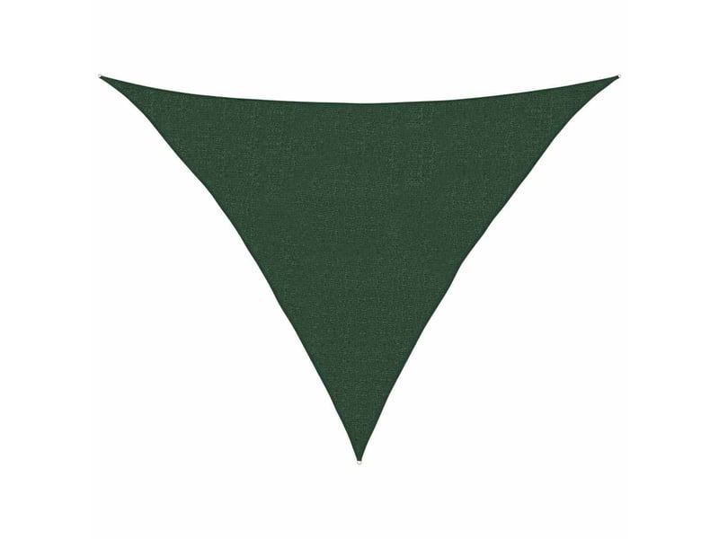  Voile d'ombrage - voile d'ombre - voile parasol 160 gm² vert foncé 2,5x2,5x3,5 m pehd  - Conforama A