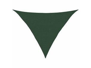 Voile d'ombrage - voile d'ombre - voile parasol 160 gm² vert foncé 2,5x2,5x3,5 m pehd