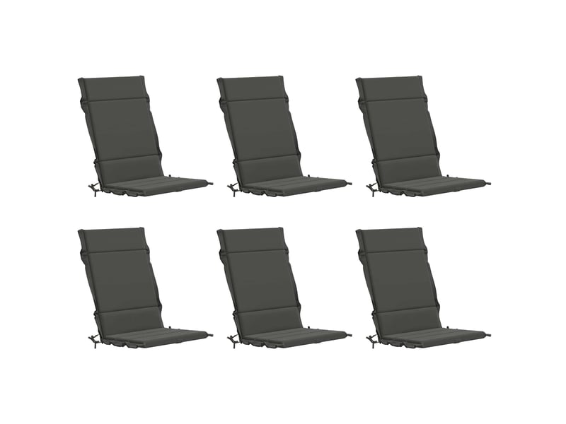  Lot de 6 coussins de chaise à dossier haut gemert cf59361  - Conforama A