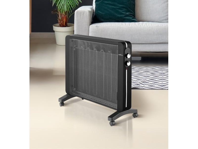  Fabrilamp manglar radiateur mica 2000 w 1 élément noir 228922009 - Conforama E