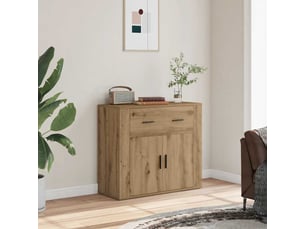 Buffet      - 80 cm coloris marron 