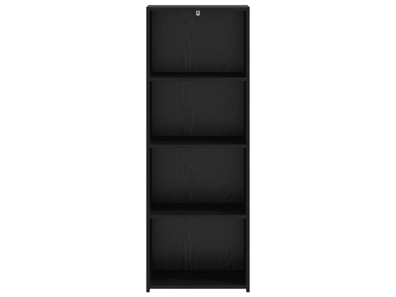  Haut armoire, armoire de rangement chêne noir 45x41x124 cm bois d'ingénierie  - Conforama D