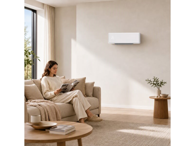  Chauffage mural électrique 2000 w, céramique ptc, thermostat et télécommande, jusqu’à 25 m²  - Conforama C