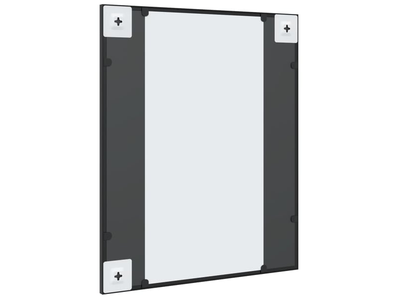  Miroir mural noir 50x60 cm rectangulaire fer cf62851  - Conforama E