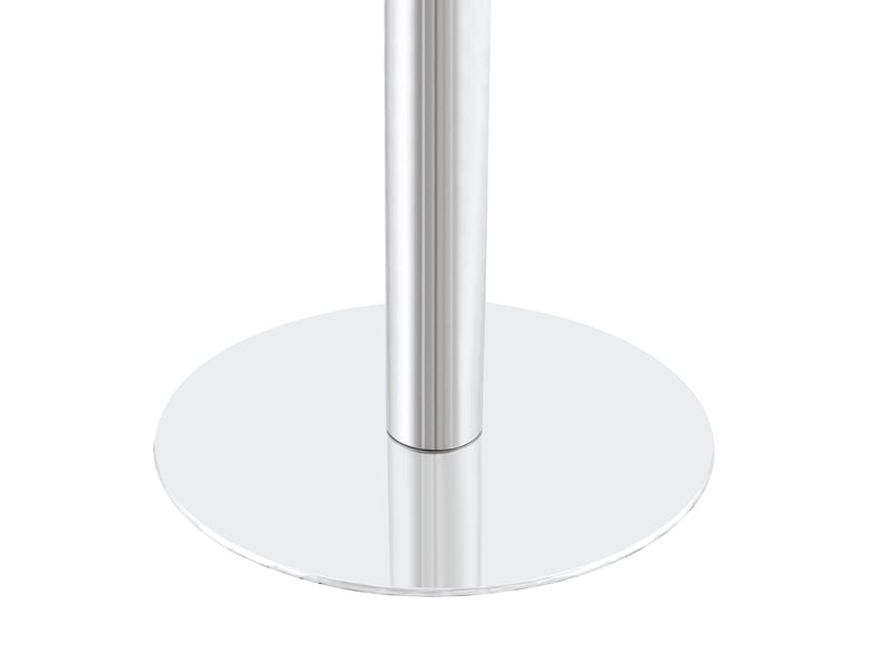  Table basse ronde, avec base stable et plateau effet marbre, salon, mdf, noir, 75×71×23 cm  - Conforama E