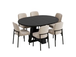 Ensemble table   6 chaise(s)  <strong>BGSRYAO</strong> <strong></strong> 