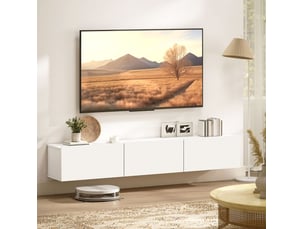 Meuble tv coloris blanc 180 cm MODENVIE