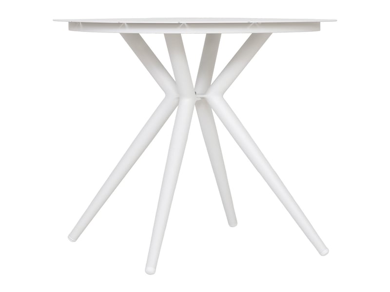  Table en aluminium blanc 90x75 cm  - Conforama B