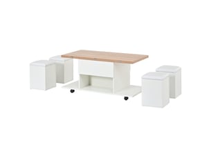 Table basse  coloris blanc <strong></strong> <strong></strong>