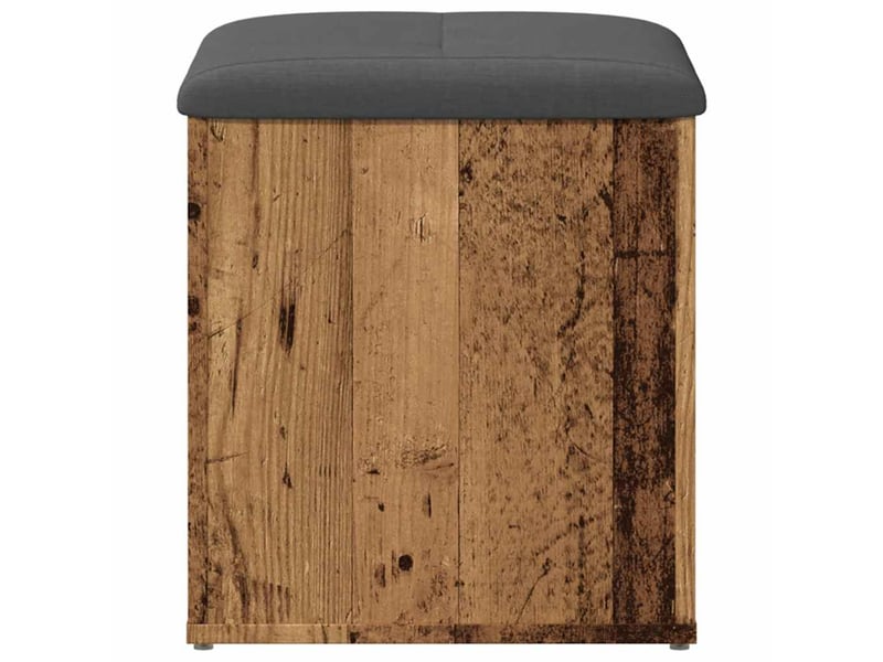  Banc chambre, banc de rangement vieux bois 42x42x45 cm bois d'ingénierie  - Conforama C