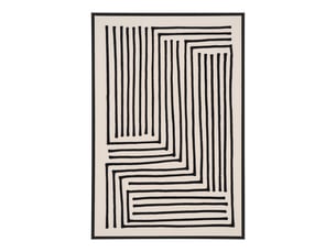 Stampa sur toile lipari no.3 — noir et beige 60×90 cm