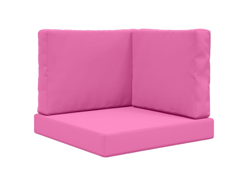 Coussin de canapé d'extérieur, coussin de chaise polyester rose 60 x 60 cm cf54137 - Conforama A