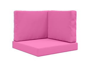 Coussin de canapé d'extérieur, coussin de chaise polyester rose 60 x 60 cm cf54137