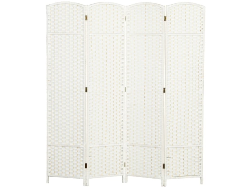  Paravent 4 panneaux pliable séparateur de pièce, cloison d’intimité pour salon chambre bureau à domicile  - Conforama A